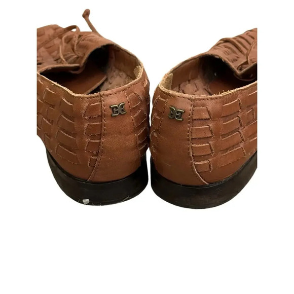 Sam Edelman Natural Woven Leather Avianna Huarache Flats Shoes Size 8M - Picture 4 of 8